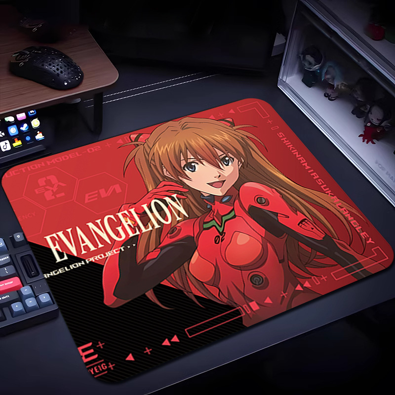 Pc Gaming Evangelion - Mouse Pad EVA Anime Oversized Asuka
