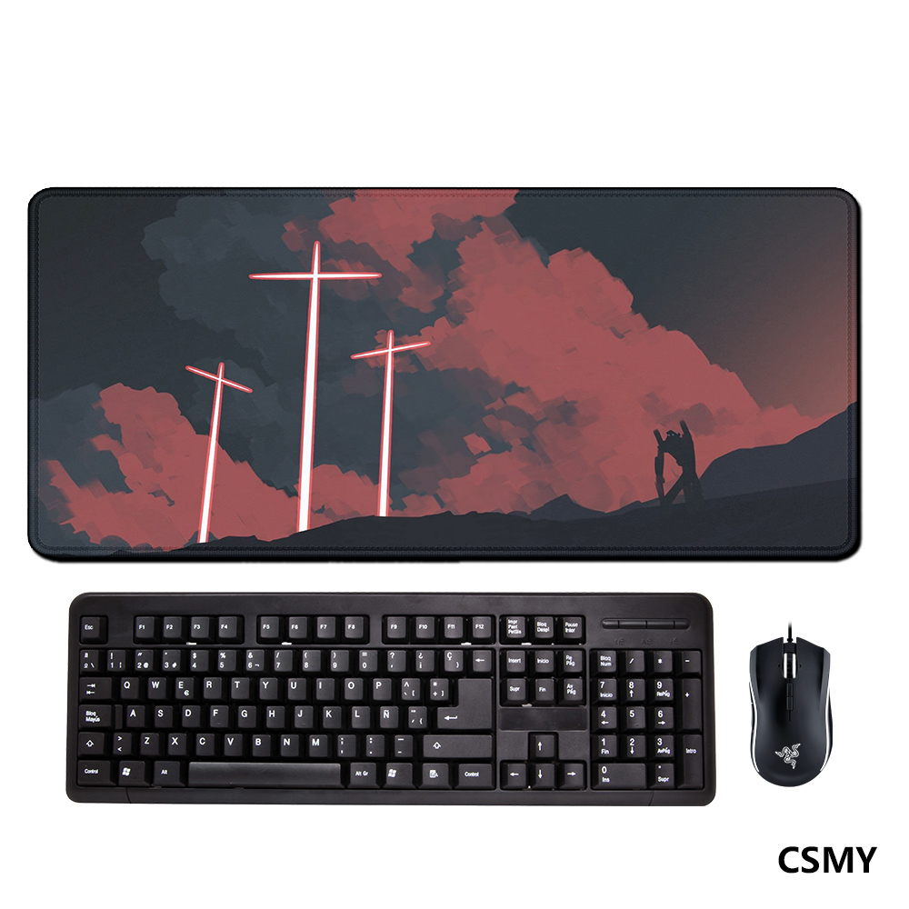 Pc Gaming Evangelion - Acessórios de jogos grande mouse pad