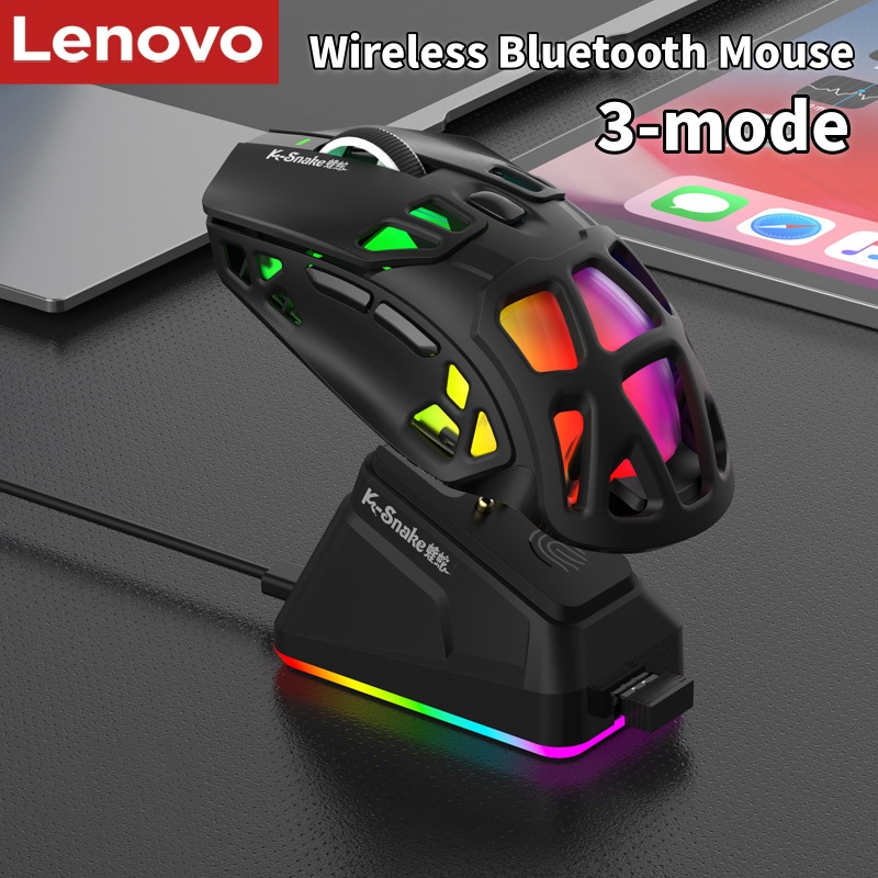 Pc Gaming Lenovo - Mouse Gamer Lenovo X9pro 12K DPI,