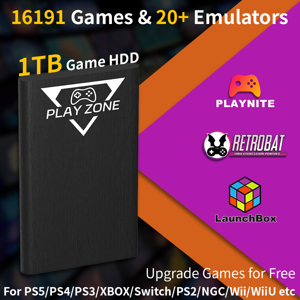 Pc Gaming Aaa - Play Zone 1TB HDD Portátil para