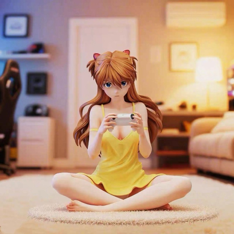 Pc Gaming Evangelion - Figura Asuka Langley – Evangelion Sentada