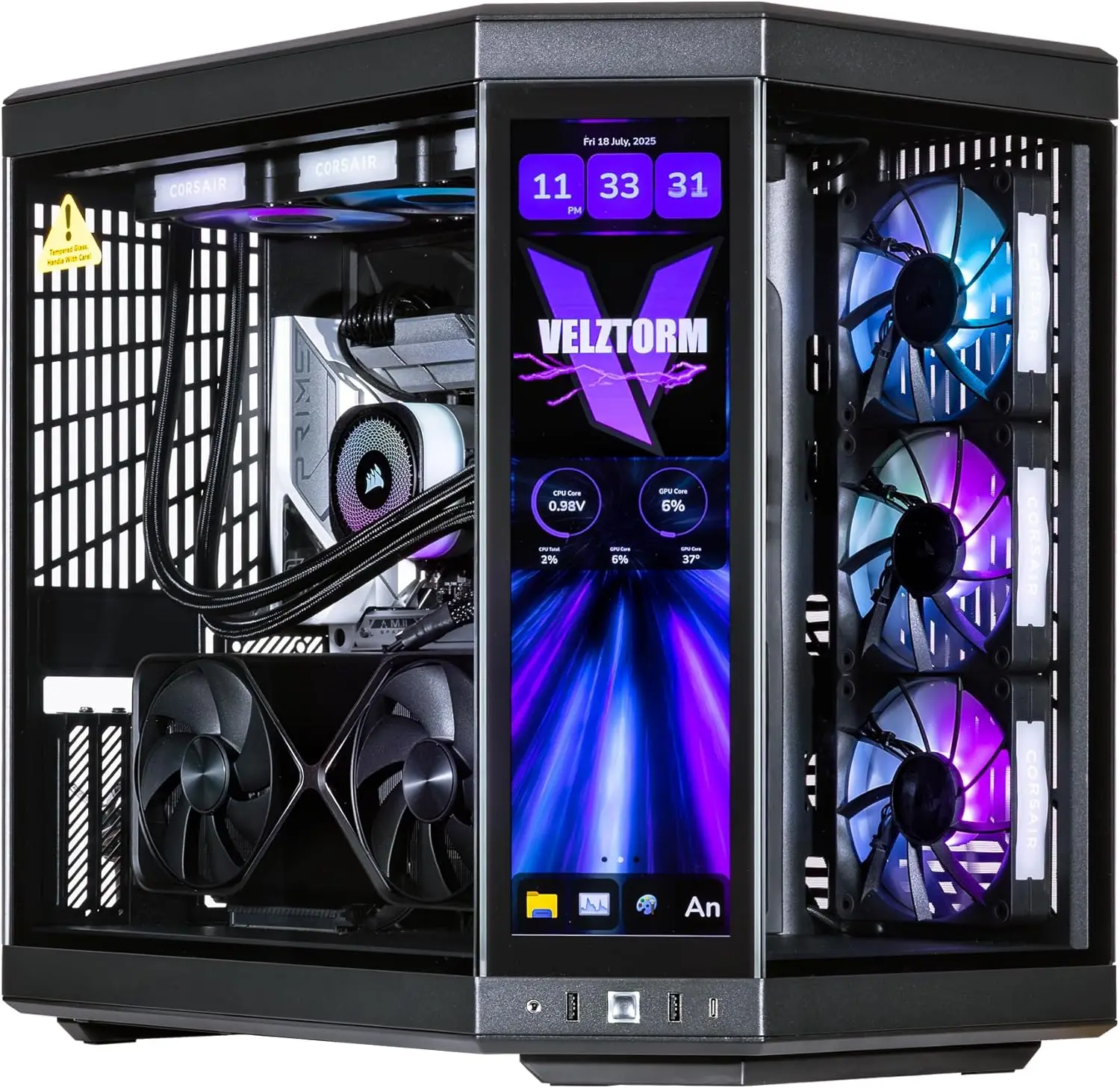 Pc Gaming Y70 - PC Gamer de Mesa Velztorm LCD