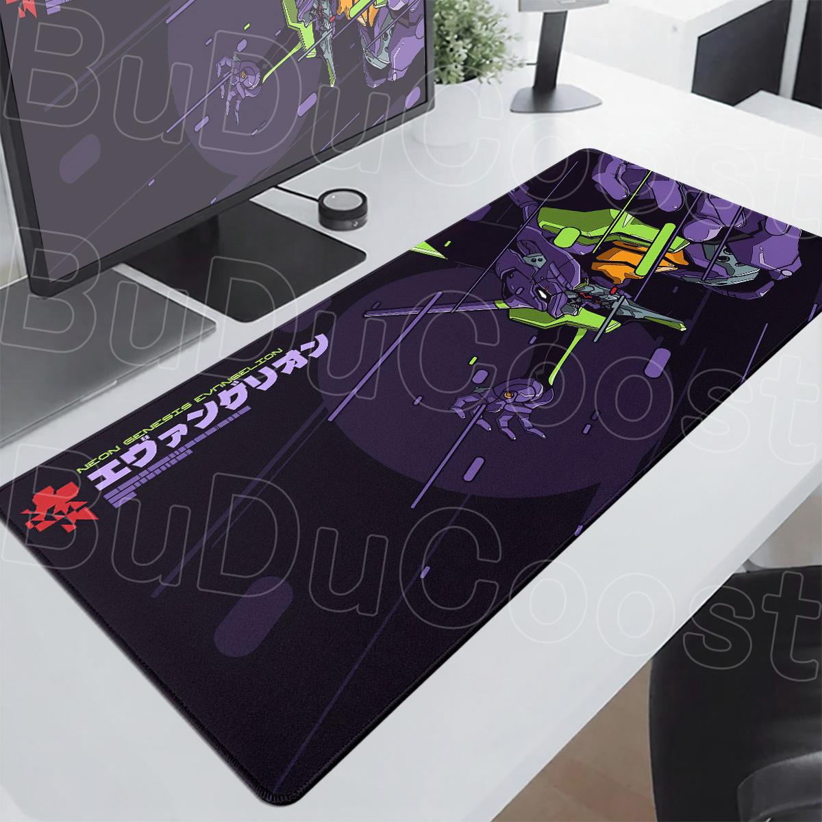 Pc Gaming Evangelion - Mouse Pad Anime E-Evangelions 1000x500mm para