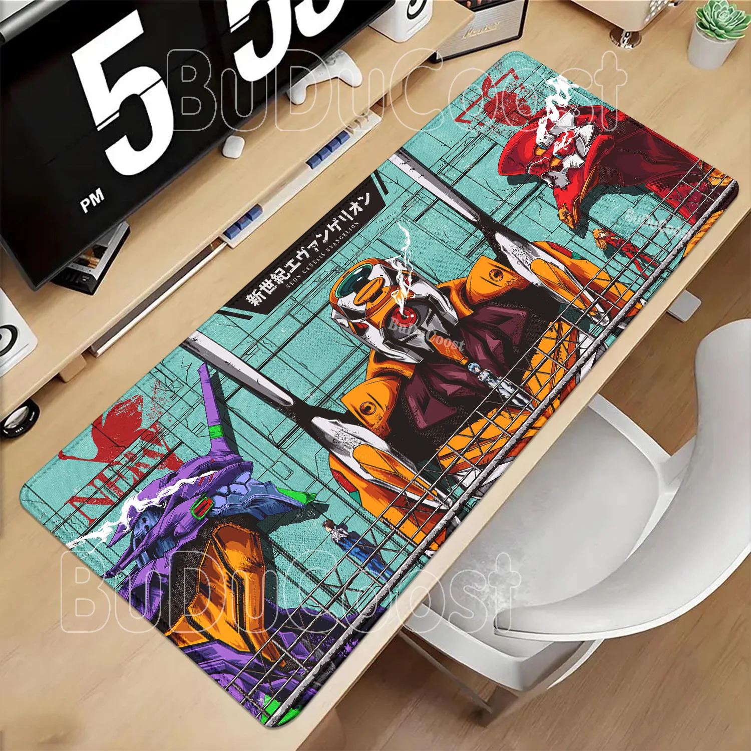 Tapete de Rato Grande Evangeli - Pc Gaming Evangelion avaliação e preço