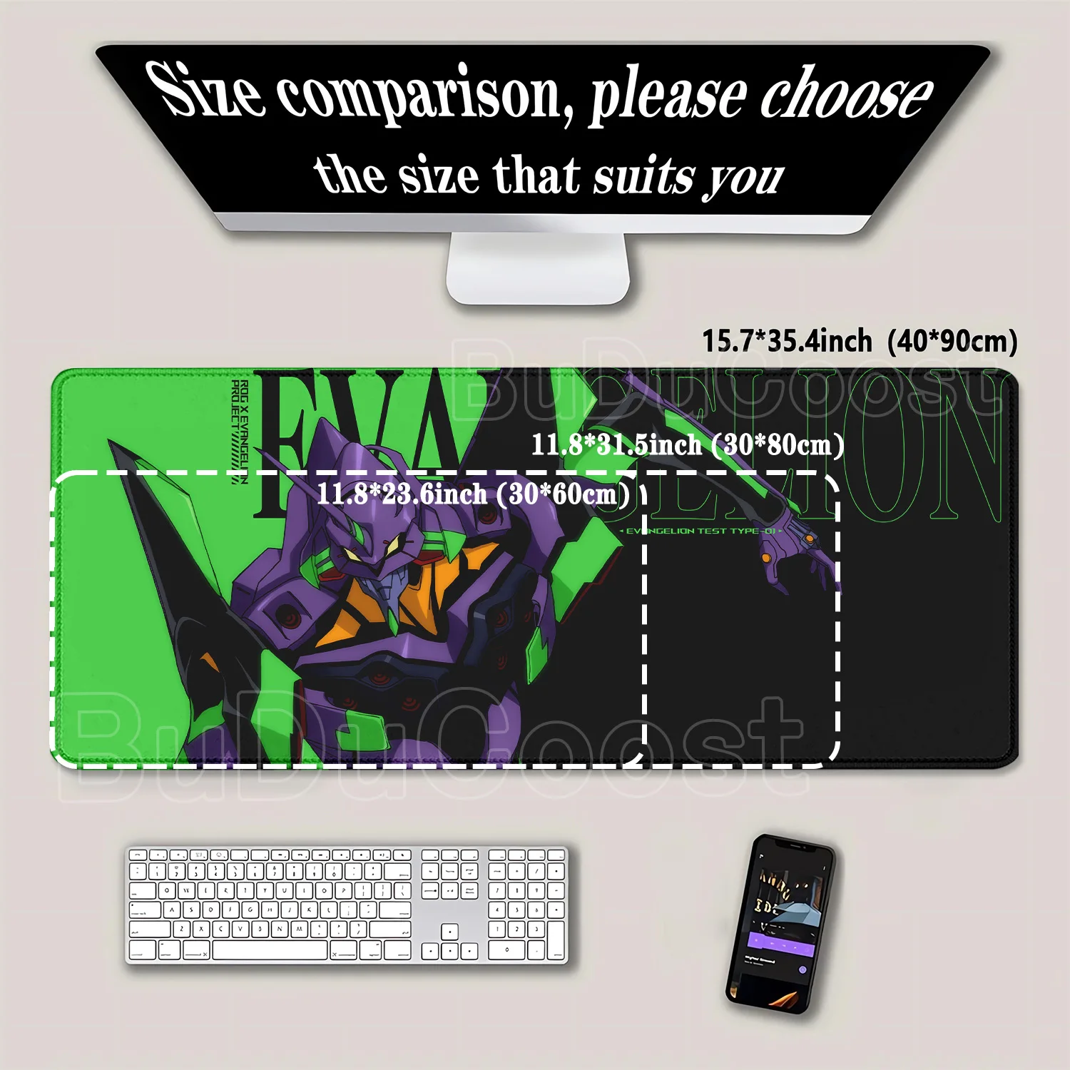 Tapete de Rato Grande Evangeli - Pc Gaming Evangelion avaliação e preço