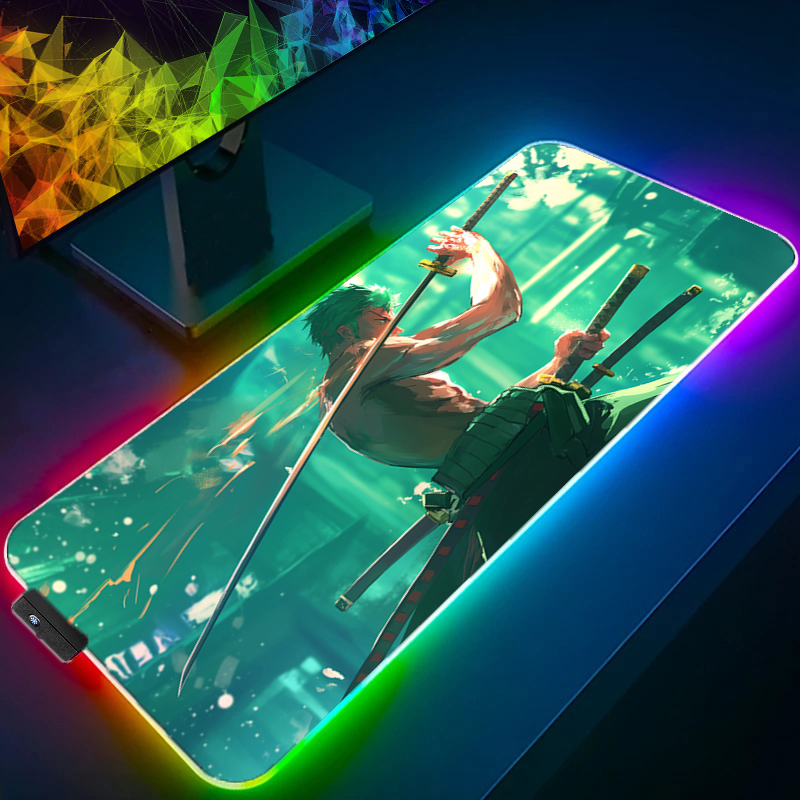 Uma peça zoro mouse pad rgb ac - Pc Gaming Nzxt avaliação e preço