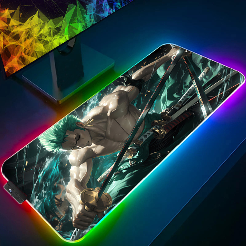Uma peça zoro mouse pad rgb ac - Pc Gaming Nzxt avaliação e preço