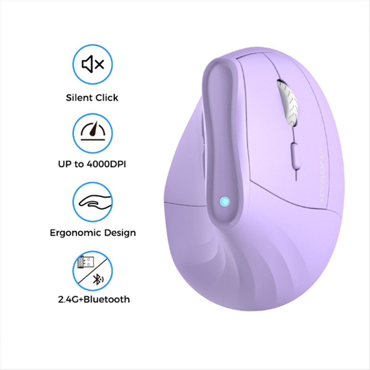 Mouse Vertical Sem Fio ABGN US - Pc Gaming Aaa avaliação e preço
