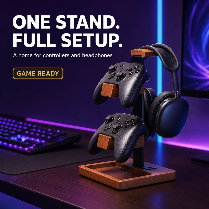 Suporte de Madeira para Fones  - Pc Gaming Earphones avaliação e preço