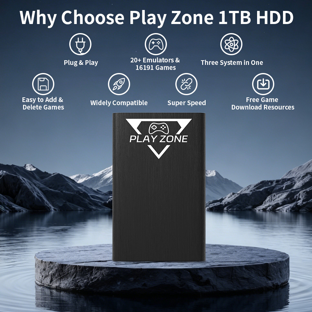 Play Zone 1TB HDD Portátil par - Pc Gaming Aaa avaliação e preço
