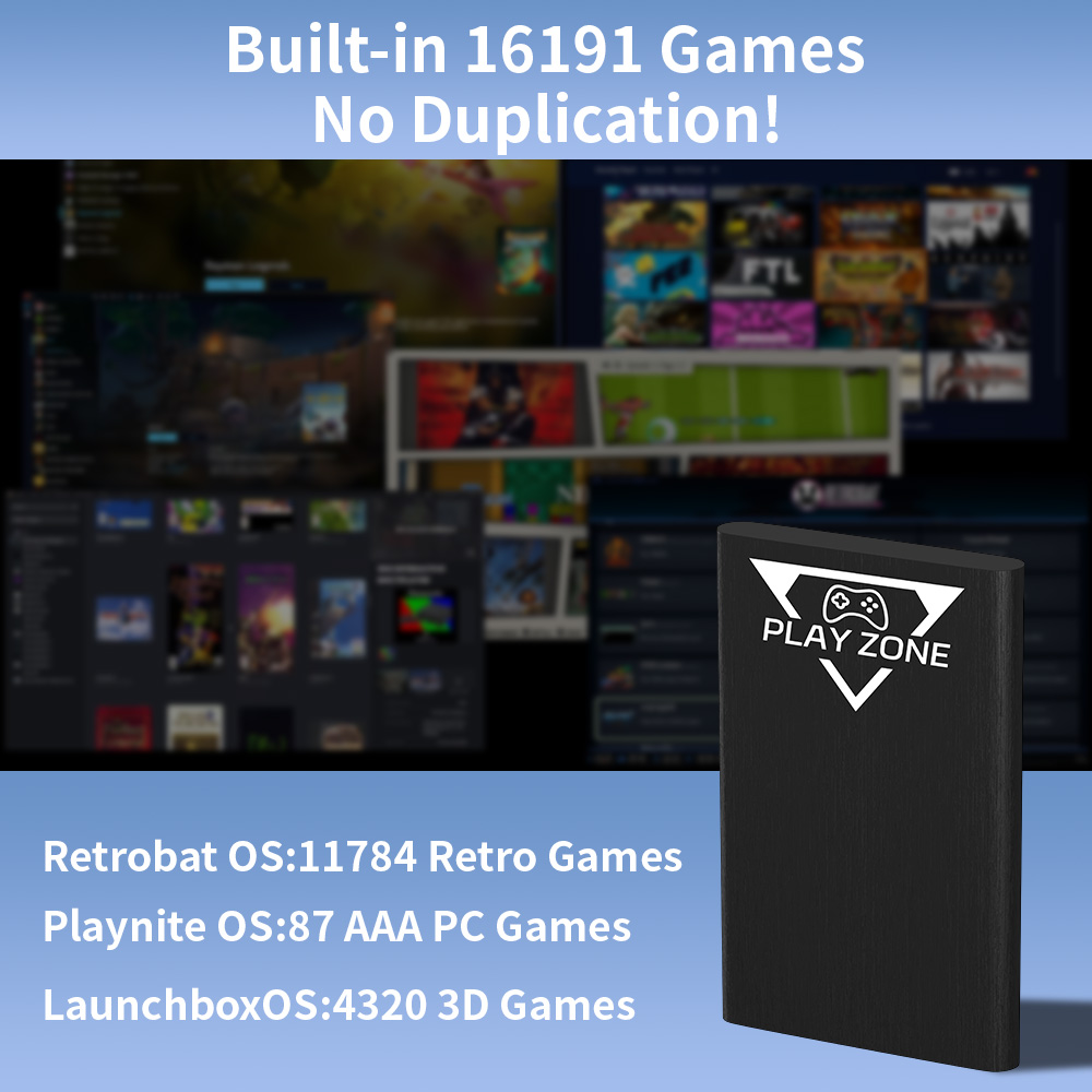 Play Zone 1TB HDD Portátil par - Pc Gaming Aaa avaliação e preço