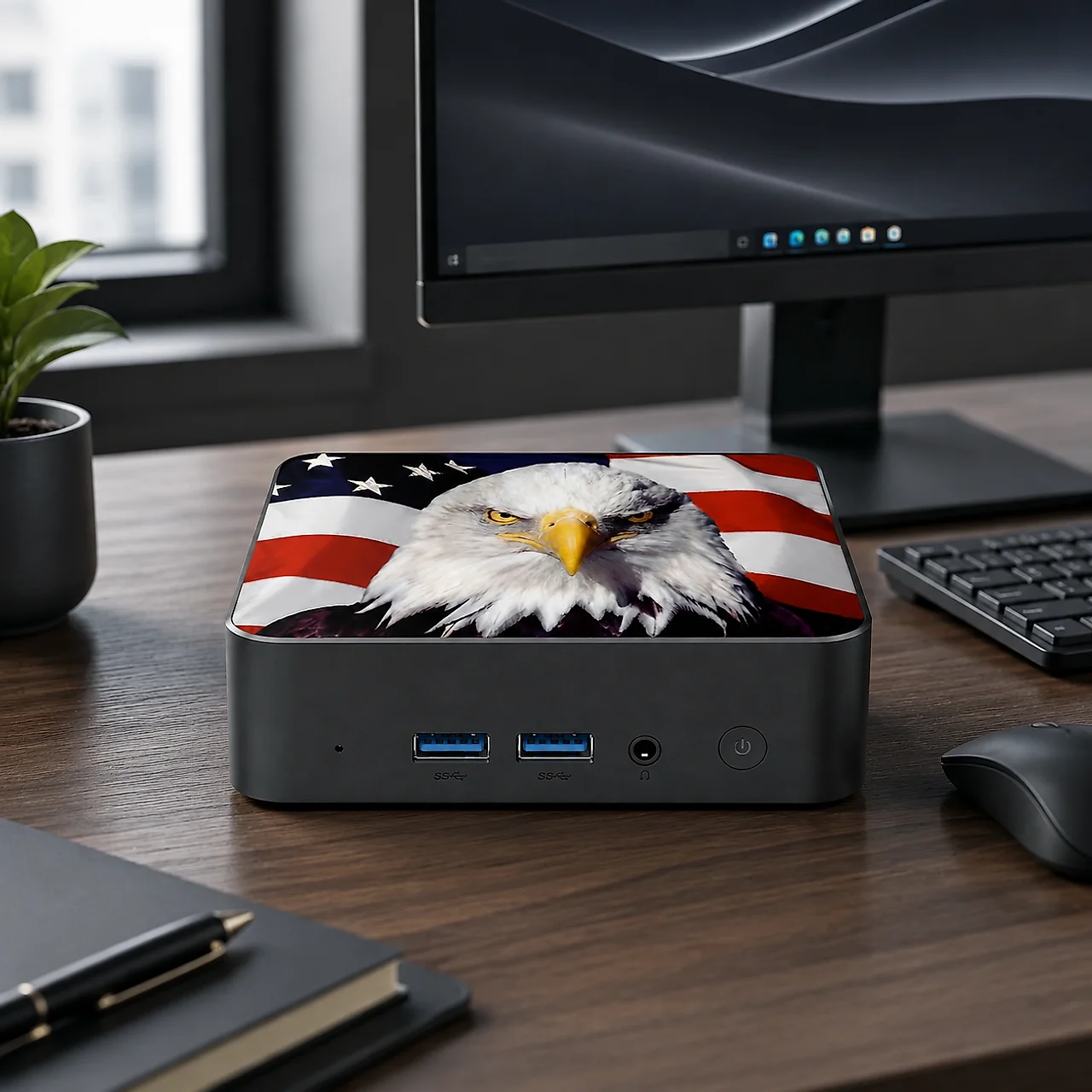 PC Mini Ultra Fino com Bandeir - Pc Gaming Desktop avaliação e preço