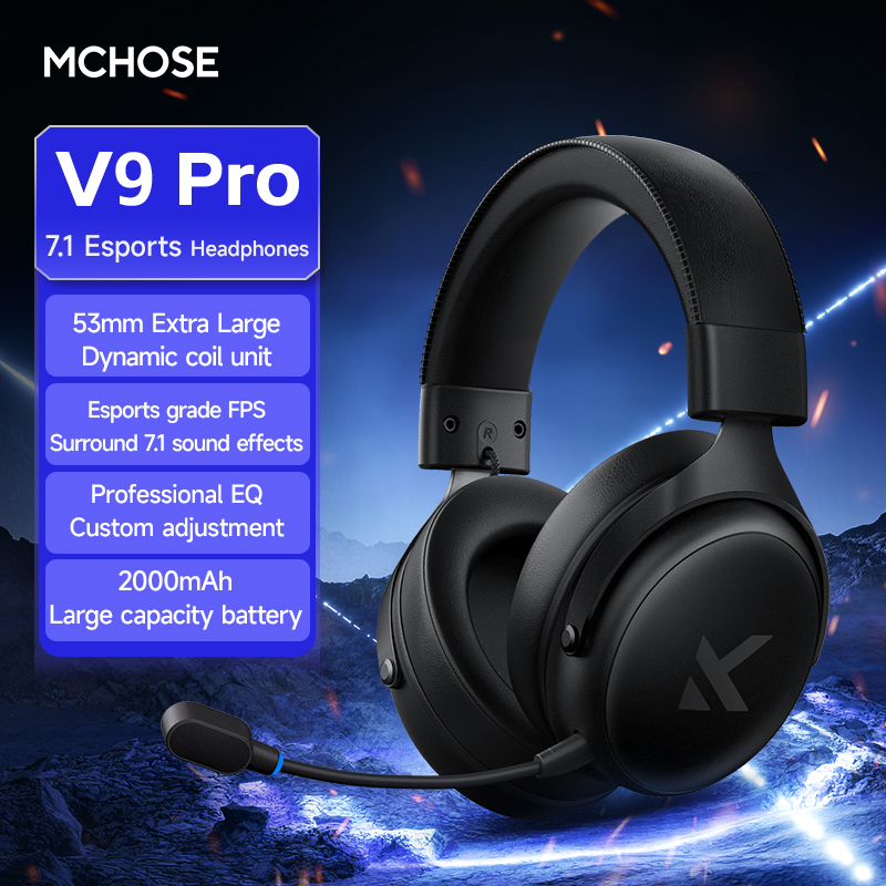 MCHOSE V9 Pro fone de ouvido c - Pc Gaming Earphones avaliação e preço