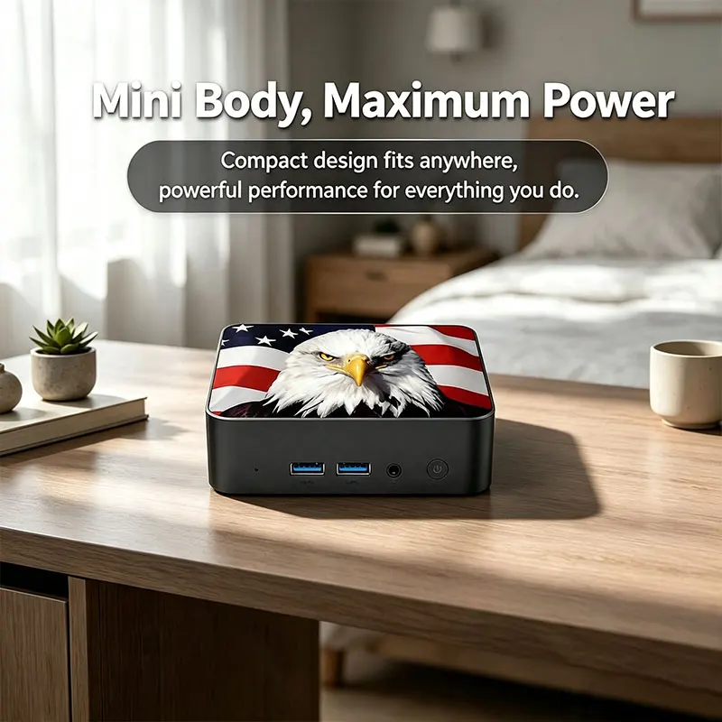 Mini PC Ultra Slim com Bandeir - Pc Gaming Desktop avaliação e preço