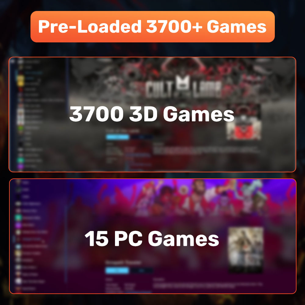 Launchbox 500g jogos emulador  - Pc Gaming Aaa avaliação e preço